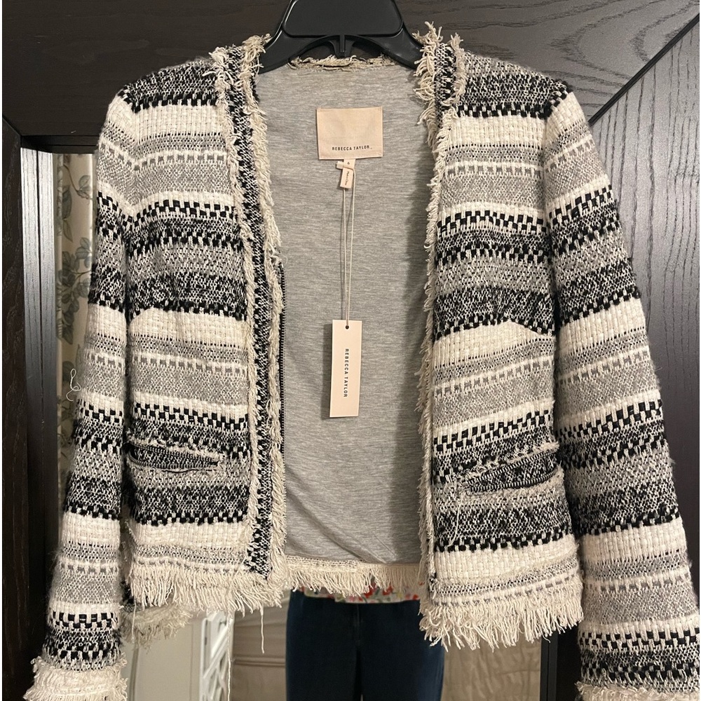 Rebecca Taylor Tweed Jacket. Size 6